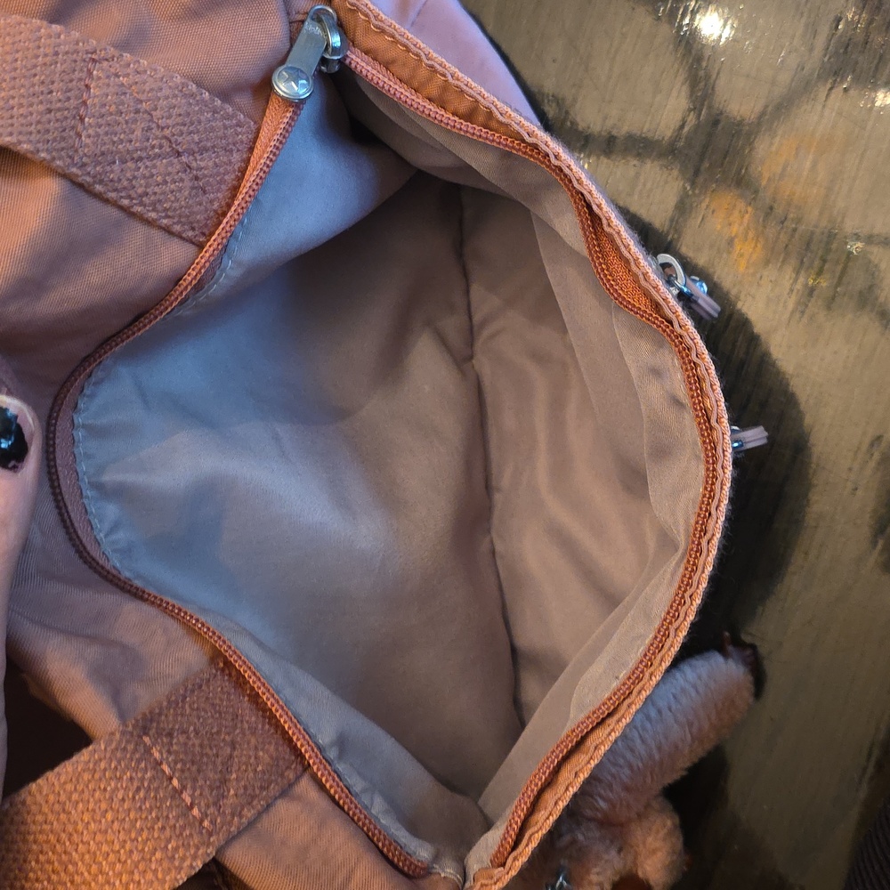 Kipling Klara Women's Crossbody Satchel Bag Kind Rose B Pink Multi Pocket - Picture 8 of 17